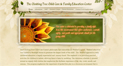 Desktop Screenshot of climbingtreechildcare.com